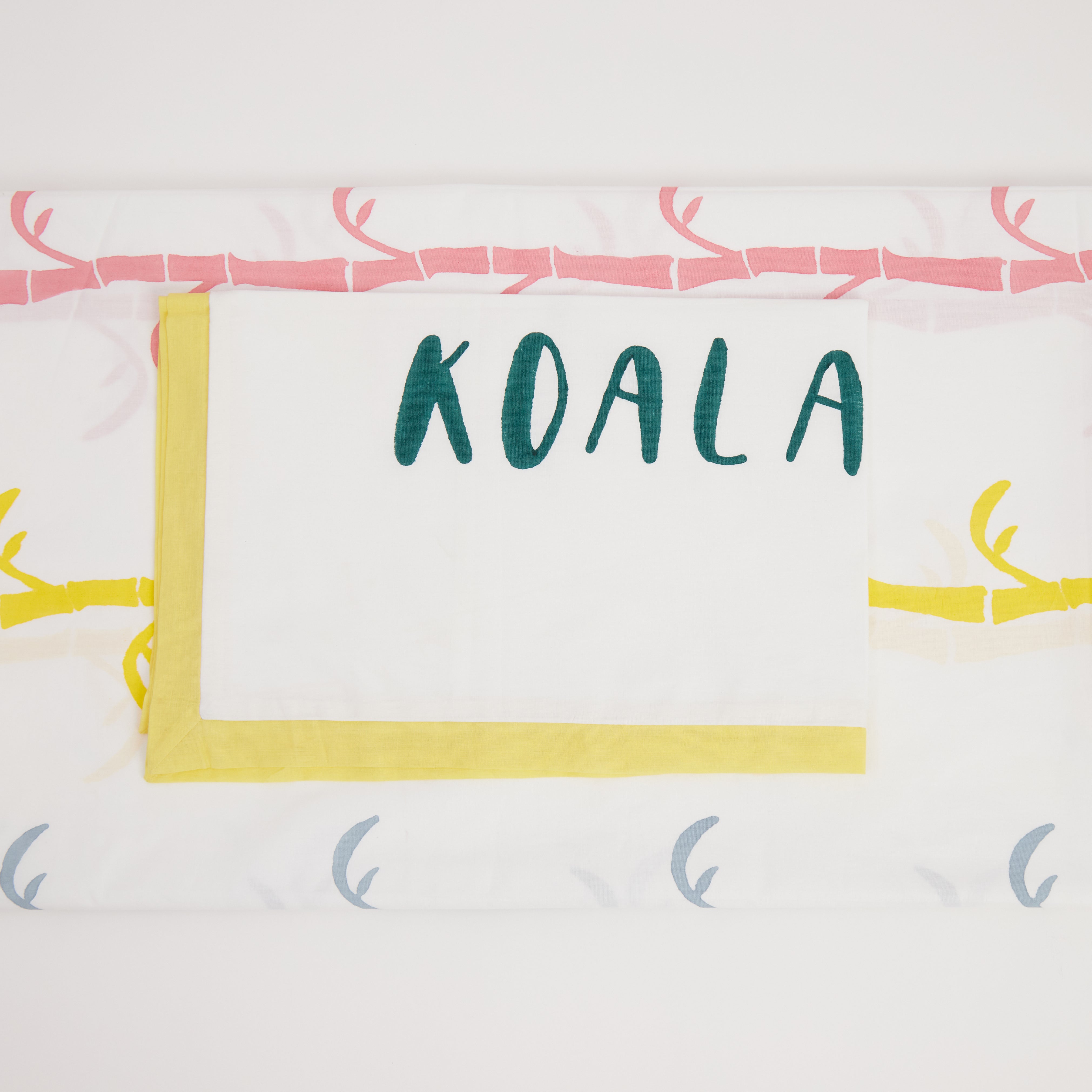 Masaya Single Size Bed Set - K for Koala - Yellow