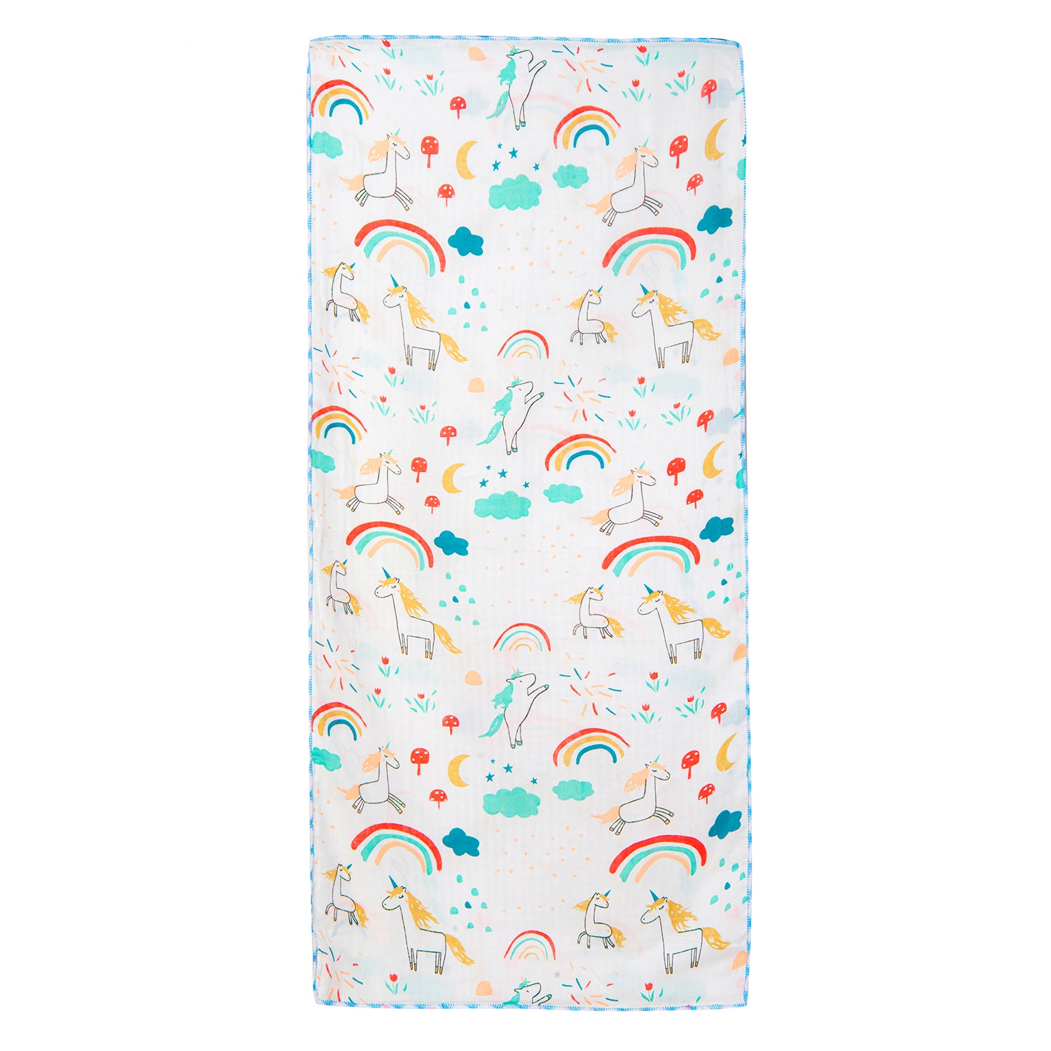 Baby Moo Muslin Towels Pack Of 2 Enchanted Forest Multicolour