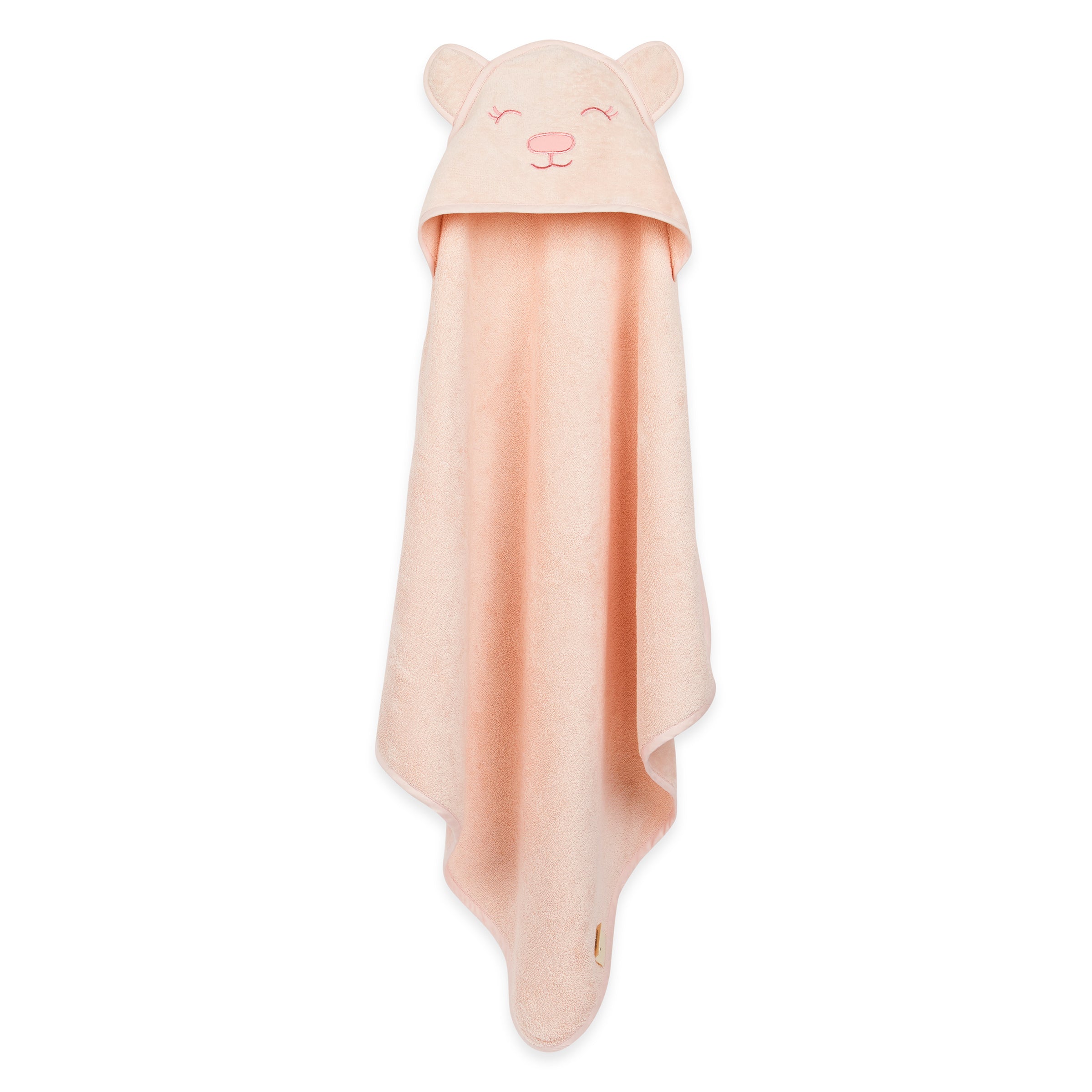 Masilo Organic Cotton Hooded Towel - Grrly Pink