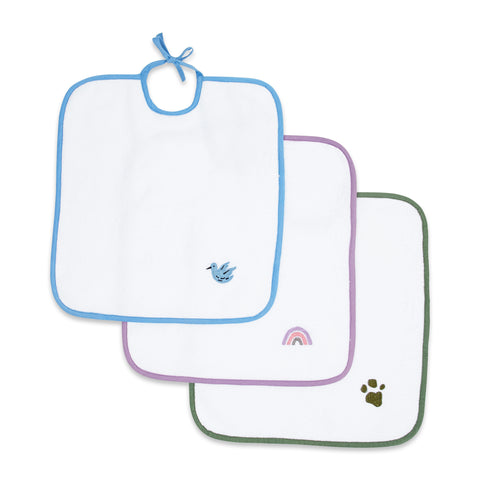 Masilo Elegant Terry Bibs - Pack of 3