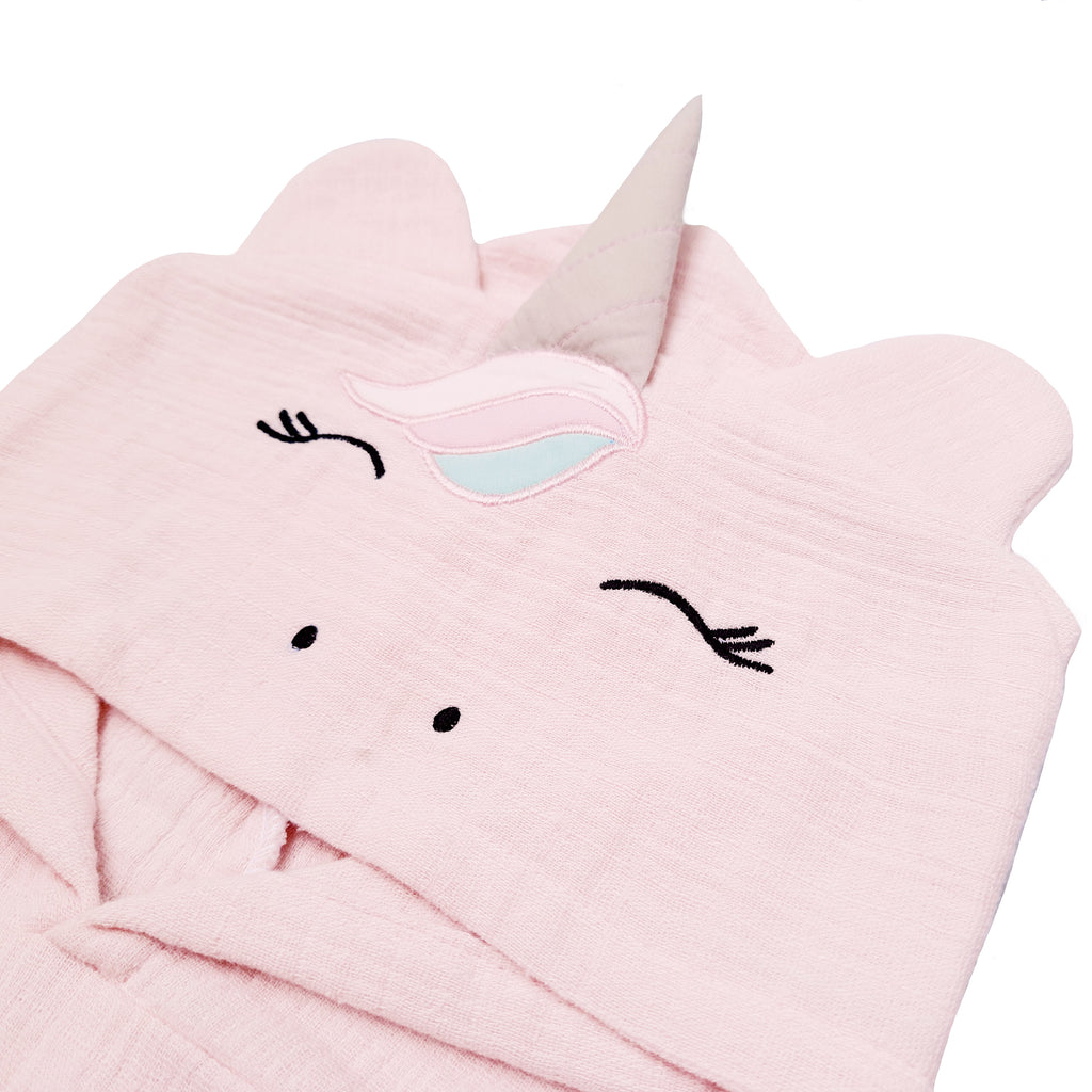 Masilo Hooded Baby Robe – Unicorn
