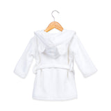 Masilo Organic Cotton Hooded Baby Robe – Ivory
