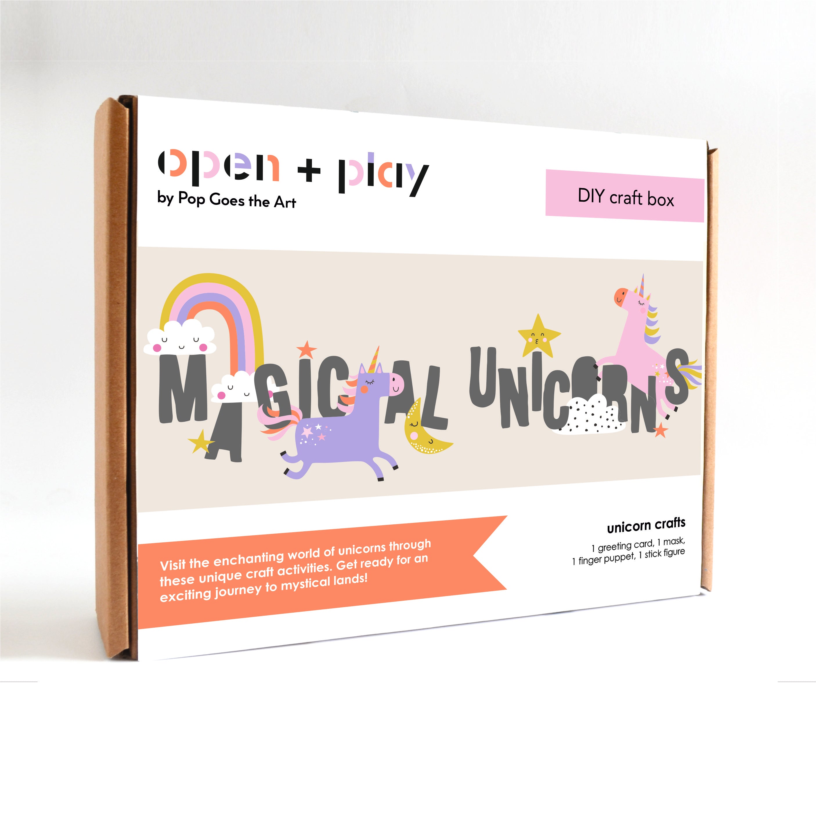 Open and Play Craft Boxes-Magical Unicorns