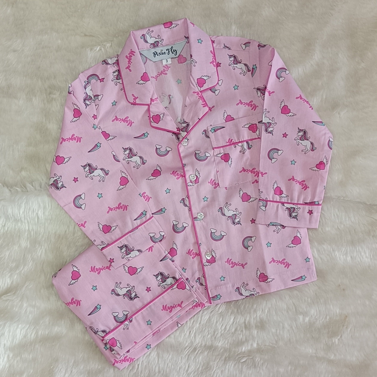 Kid's Pyjama Set - Magical Unicorn
