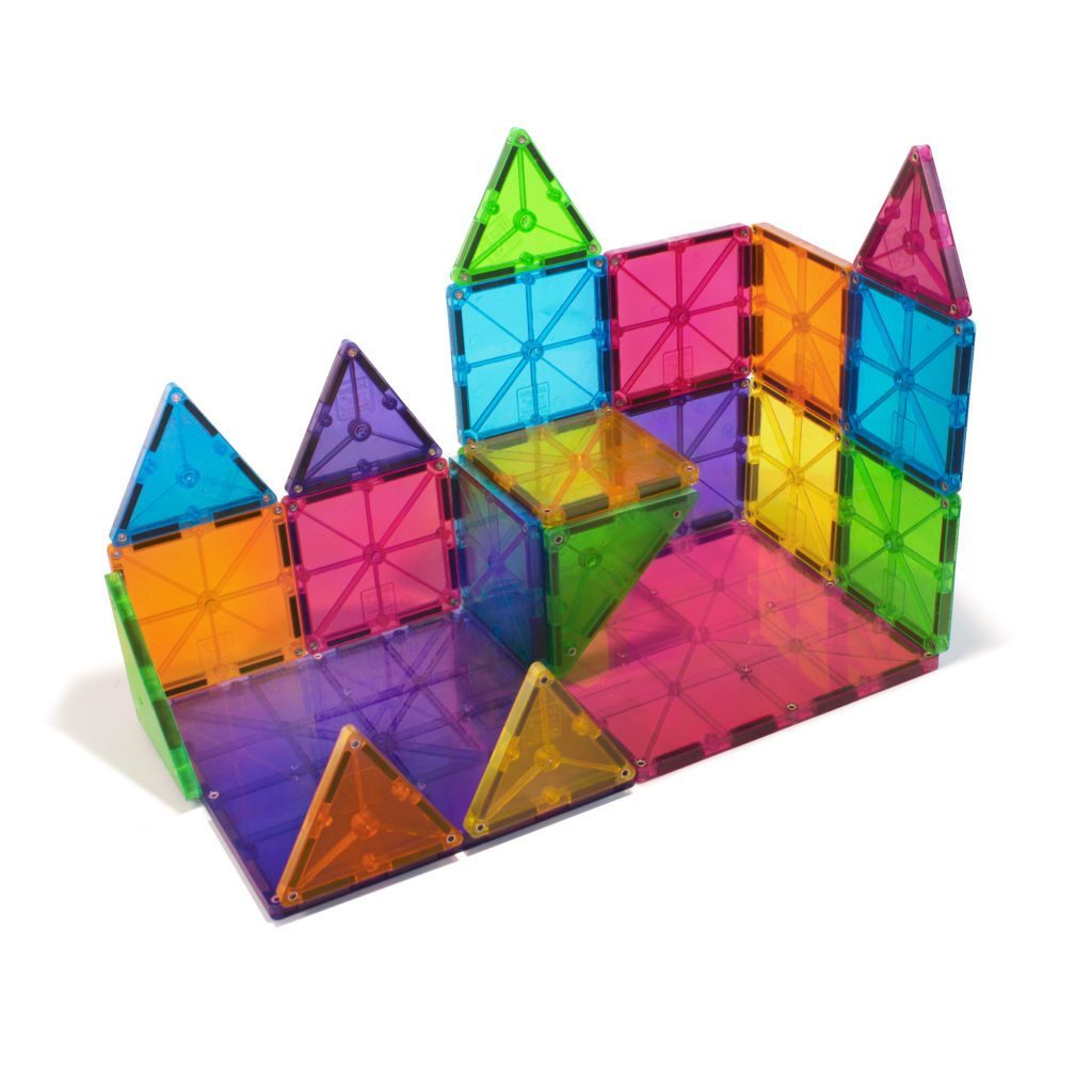Magna Tiles Clear Colors 32 Piece Set-Toys-Magna-Tiles-Toycra