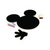 Meal Time Shaped Chalkboard Mat & Coaster - Mickey Mouse
