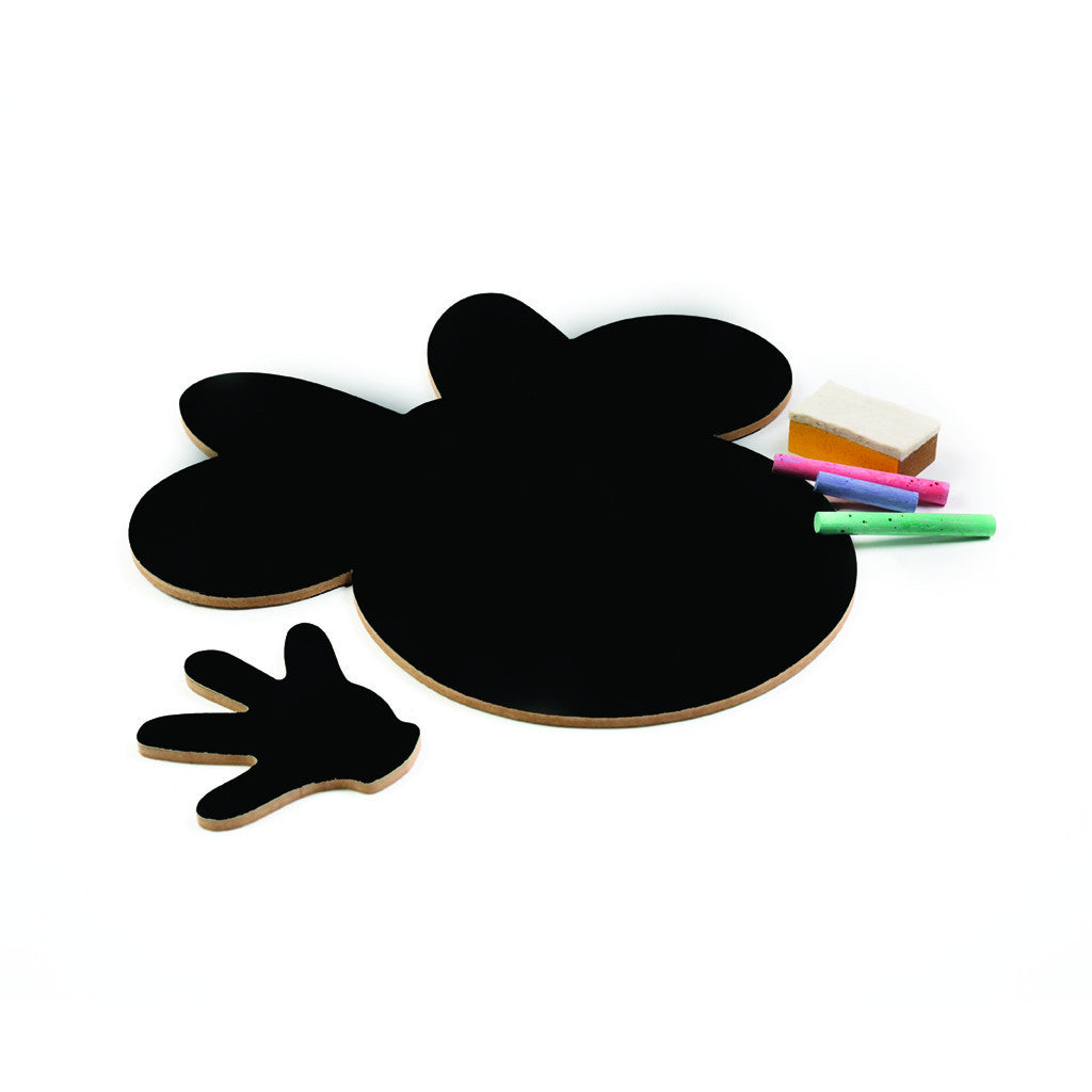 Meal Time Shaped Chalkboard Mat & Coaster - Minnie Mouse