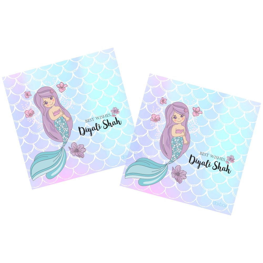 Personalised Gift Tags - Mermaid
