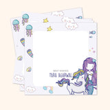 Mermaid & Unicorn -  Gift-Tag-Set-Of-24