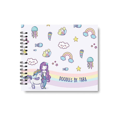 Mermaid & Unicorn - Sketchbook-A4