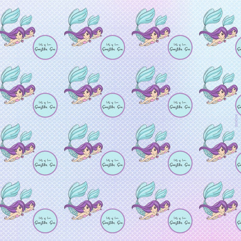 Personalised Wrapping Paper -Mermaid