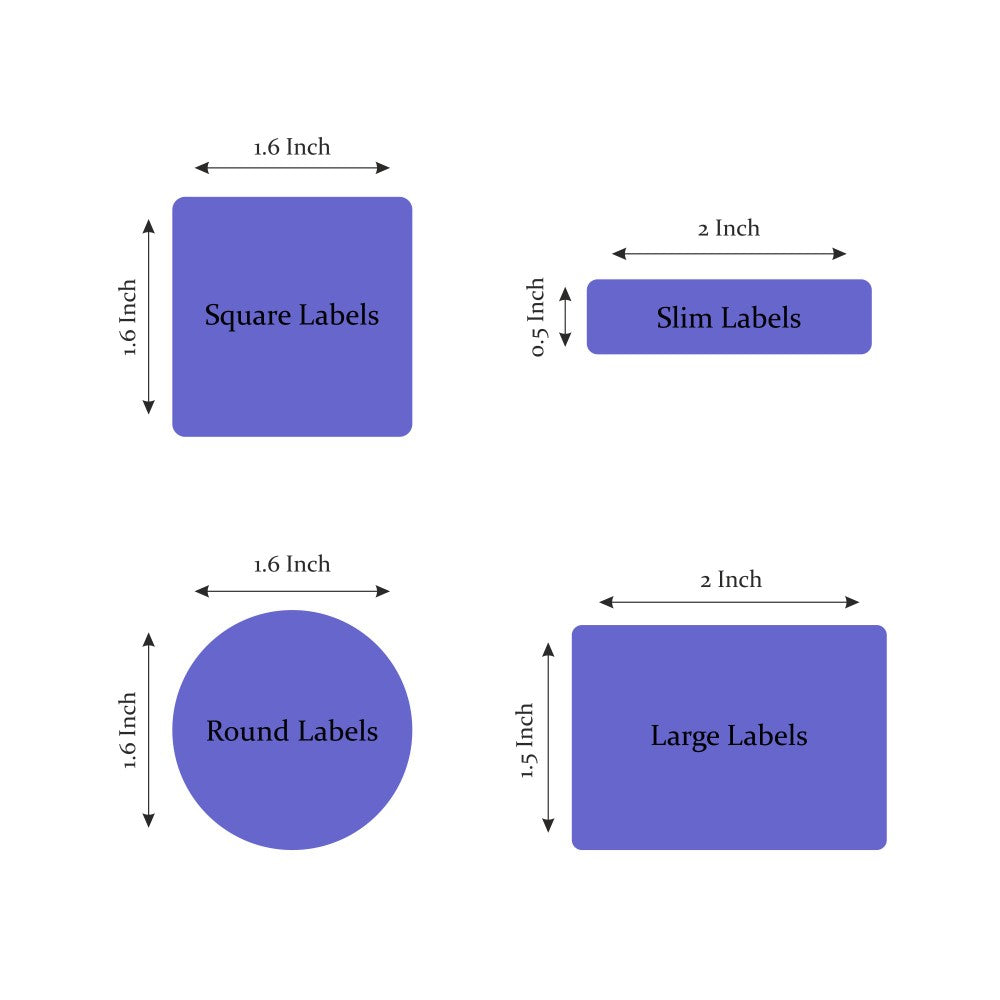 Mixed Labels - Space Pattern