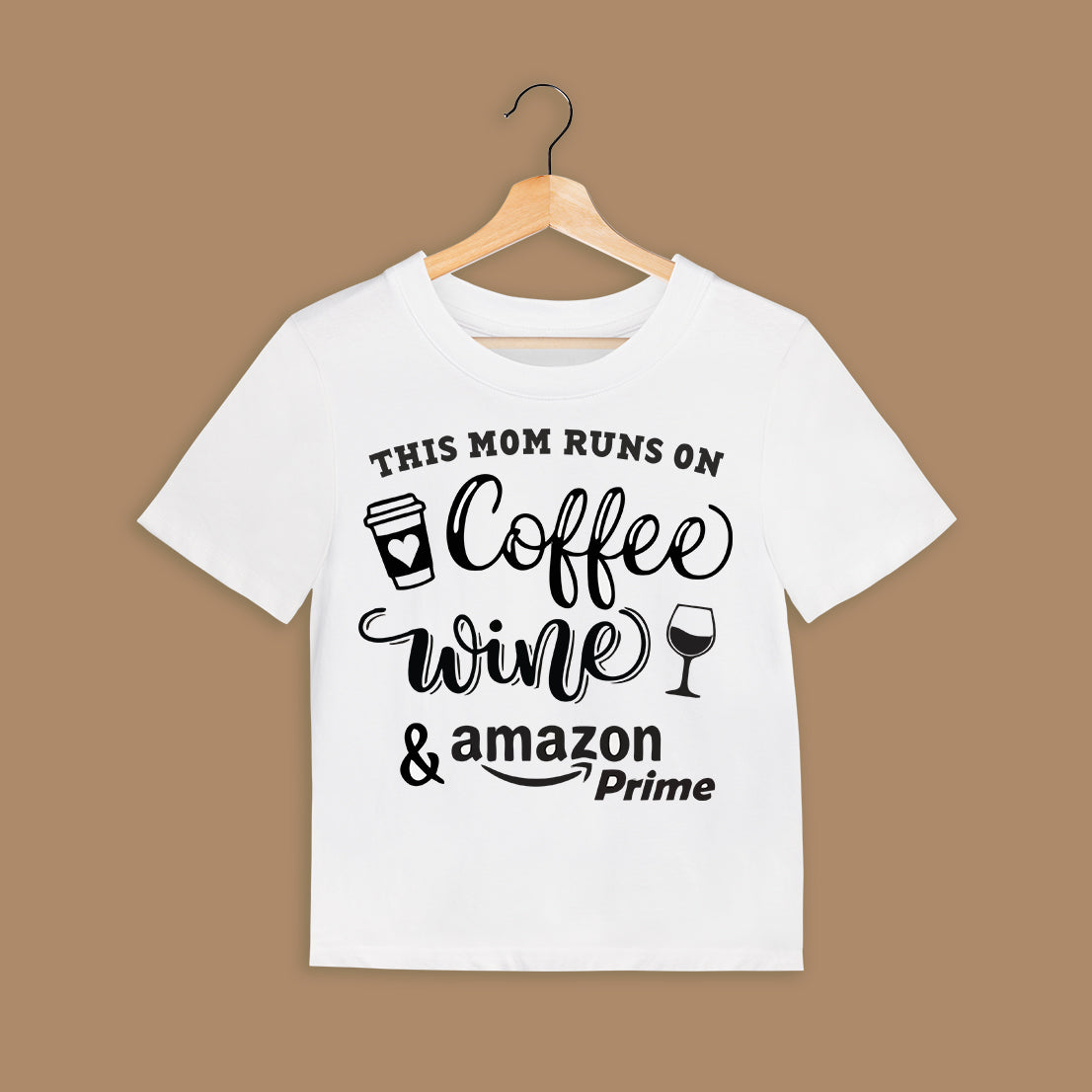 Mom Runs On Coffee T shirt