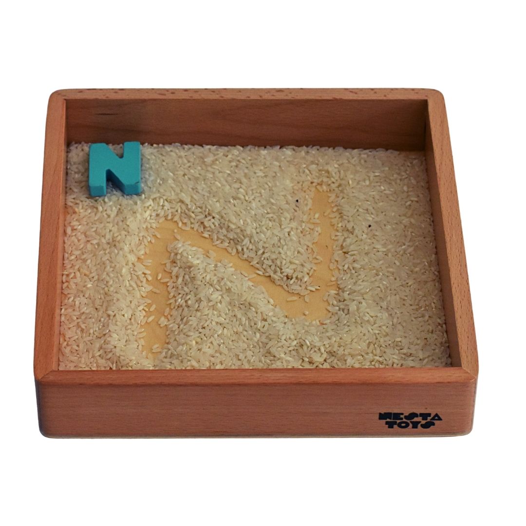Nesta Toys - Montessori Tray (Beech Wood)