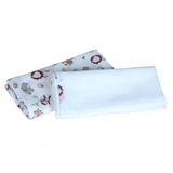 My Milestones 100% Cotton 3 in 1 Muslin Double Cloth (2 Layers) Baby Swaddle Wrapper - Pack of 2 - Zoo print Pink
