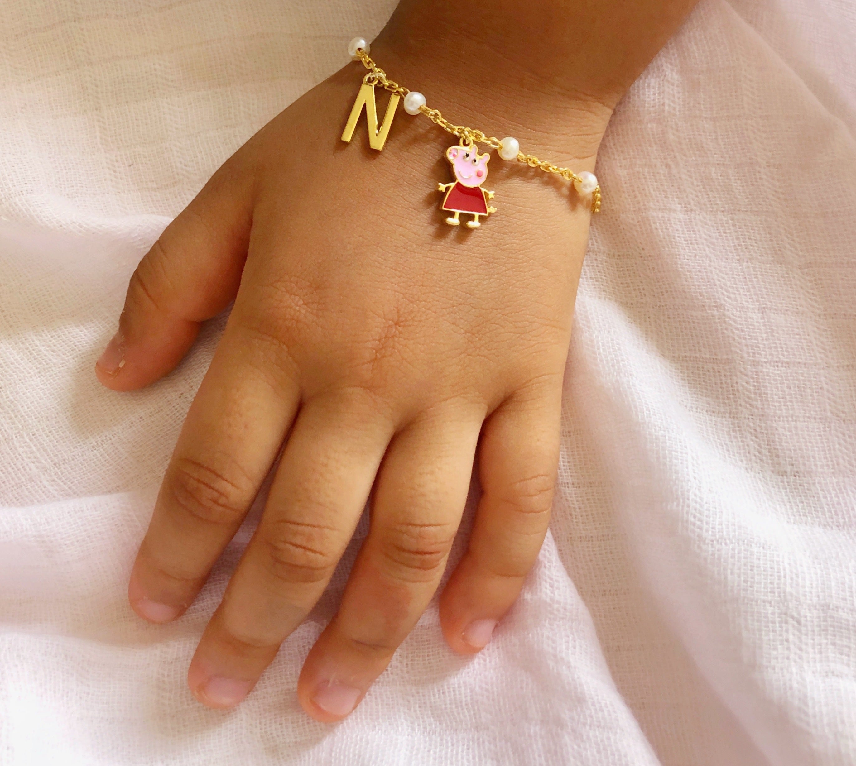 Peppa Pig Bracelet & Studs Set