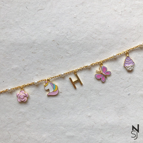 Personalised Happy & You know it! Charm Bracelet