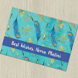 Personalised Krishna Feather Gift Notecards