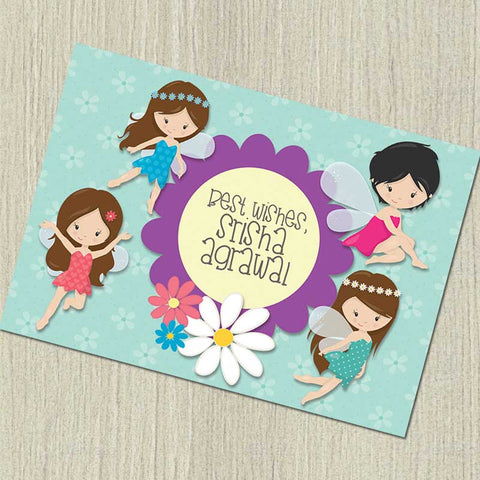 Personalised Notecards - Flying Fairy, Set of 20