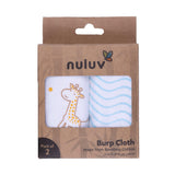 Nuluv Yellow Squirrel Burp Cloth Pack Of 2
