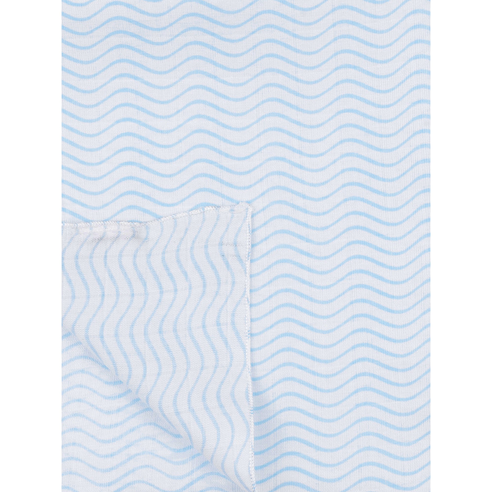 Nuluv Blue Giraffe Swaddle Wrap Pack Of 2