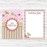 Personalised Letter Pads -  Floral, Pack of 50 Sheets