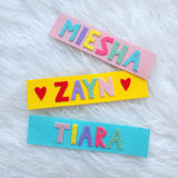 Name Patch - Yellow, Blue, Pink