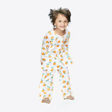 Kid's Pyjama Set - Tangerine