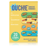 Ouchie Non-Toxic Printed Triple Combo (60 Pack) - Pink, Yellow, Orange