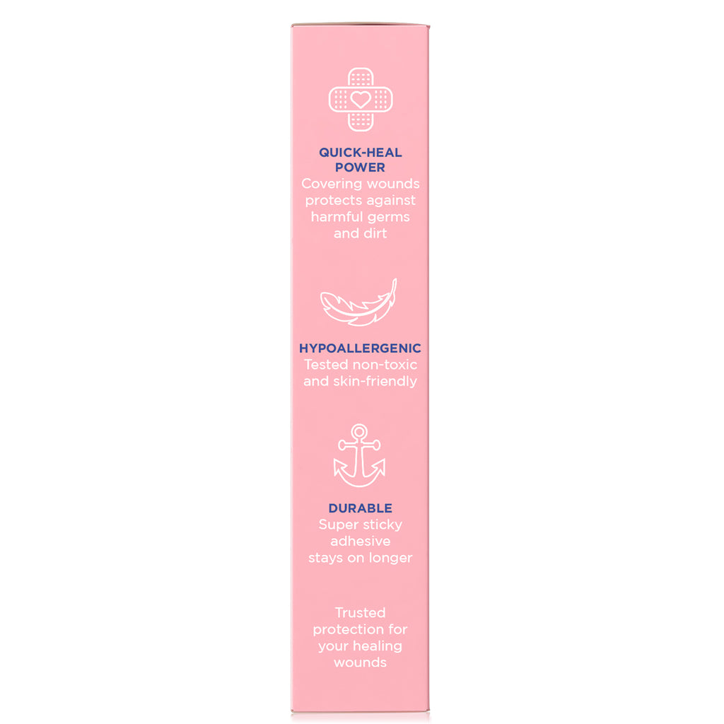 'Ouchie Printed Bandages'  20-Pack (Pink)