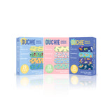 Ouchie Non-Toxic Printed Triple Combo (60 Pack) - Blue, Pink, Space Blue
