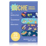 Ouchie Non-Toxic Printed Triple Combo (60 Pack) - Blue, Lavender, Space Blue