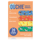 Ouchie Non-Toxic Printed Triple Combo (60 Pack) - Blue, Yellow, Orange