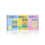 Ouchie Non-Toxic Printed Triple Combo (60 Pack) - Blue, Yellow, Lavender