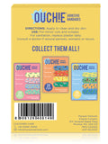 Ouchie Non-Toxic Printed Bandages Combo Set of 2 (40 Pack) - Blue & Yellow