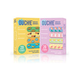 Ouchie Non-Toxic Printed Bandages Combo Set of 2 (40 Pack) - Yellow & Lavender