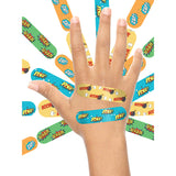 Ouchie Non-Toxic Printed Bandages Combo Set of 2 (40 Pack) - Yellow & Space Blue