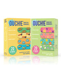 Ouchie Non-Toxic Printed Bandages Double Combo Set (40 Pack) - Yellow & Lime Green