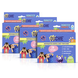 Ouchie Monster Print Mosquito Repellent Patches 100% Natural (Pack 3 = 72 Patches)