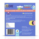 Ouchie Monster Print Mosquito Repellent Patches 100% Natural (Pack 3 = 72 Patches)