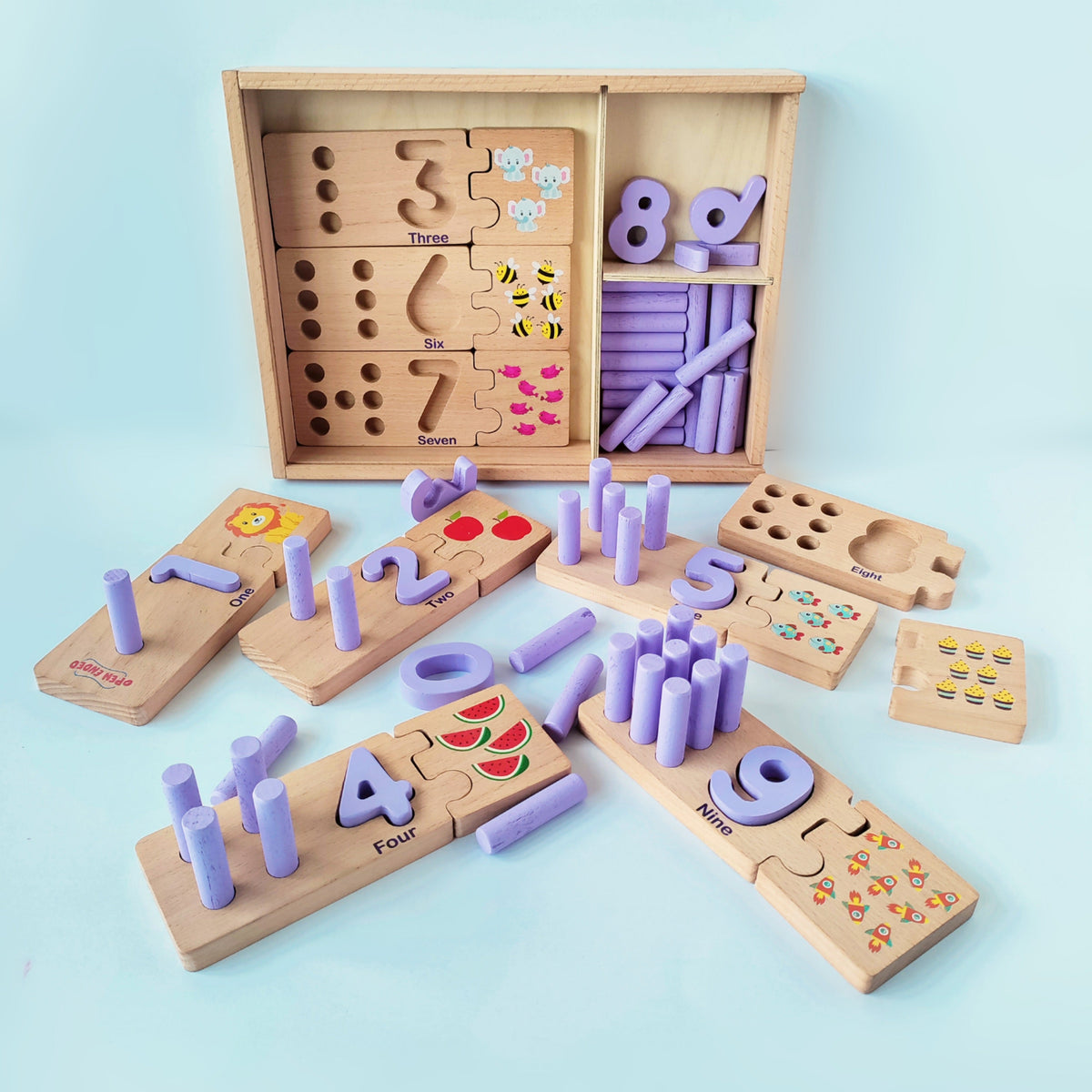 Open Ended Peg The Number – Buy Now at My Baby Babbles