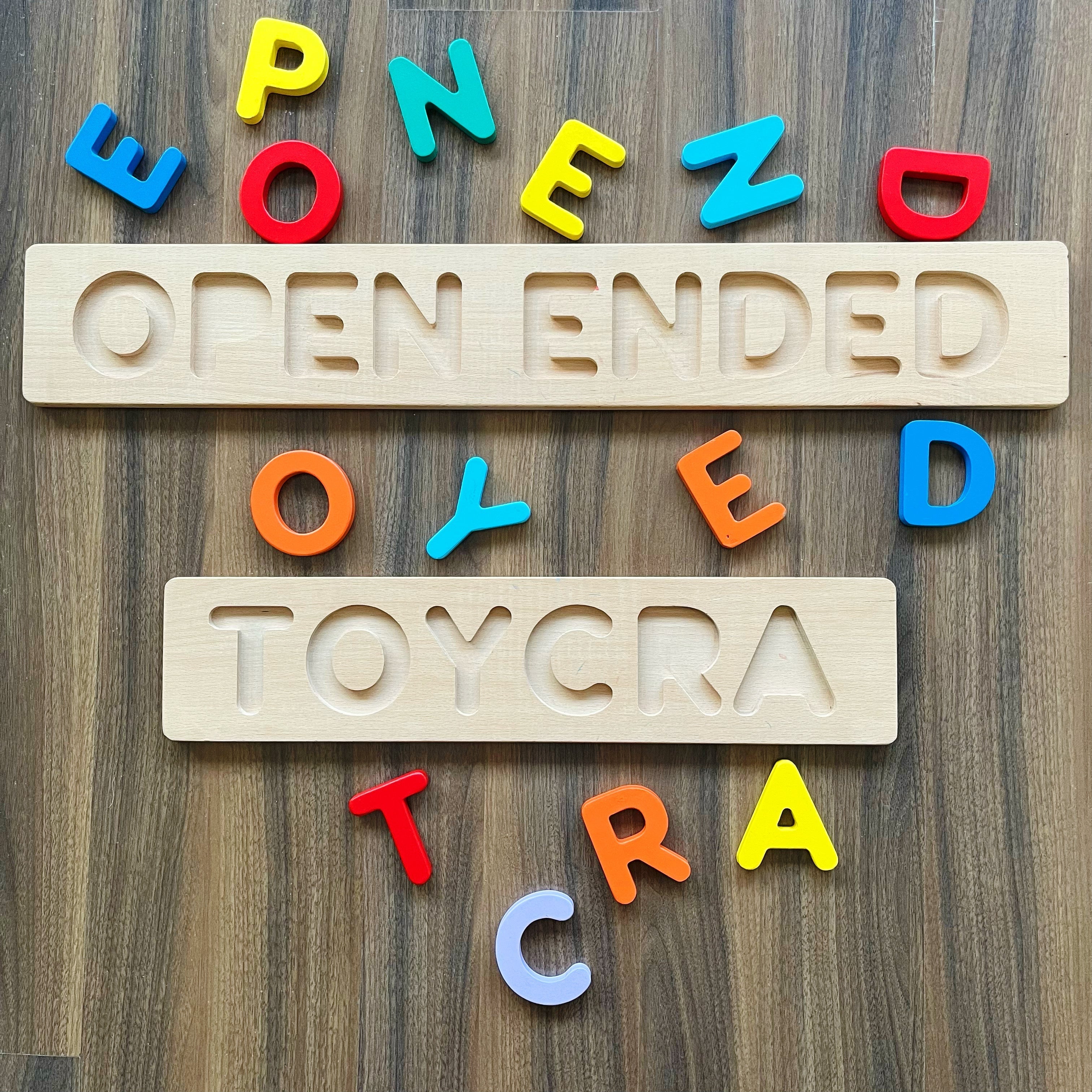 Open Ended What's in a Name? - Personalized Wooden Name Puzzle-Puzzles-Open Ended-Toycra
