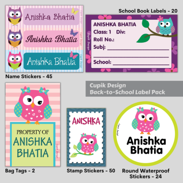 Owls - Back To School Label Pack