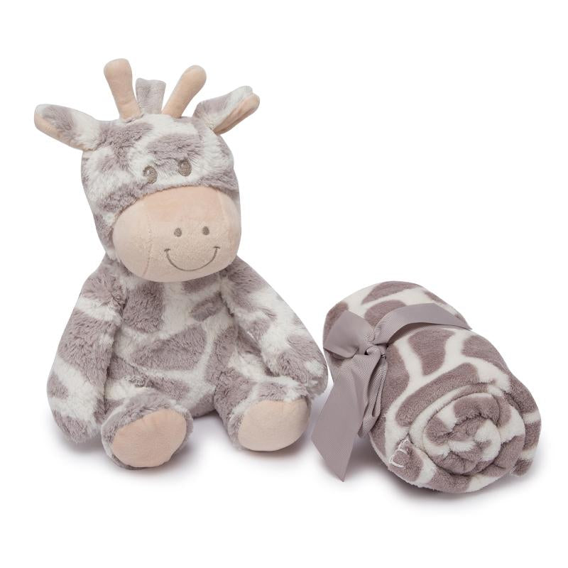 Giraffe Blanket with Toy