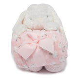 Pink Bunny Blanket with Toy