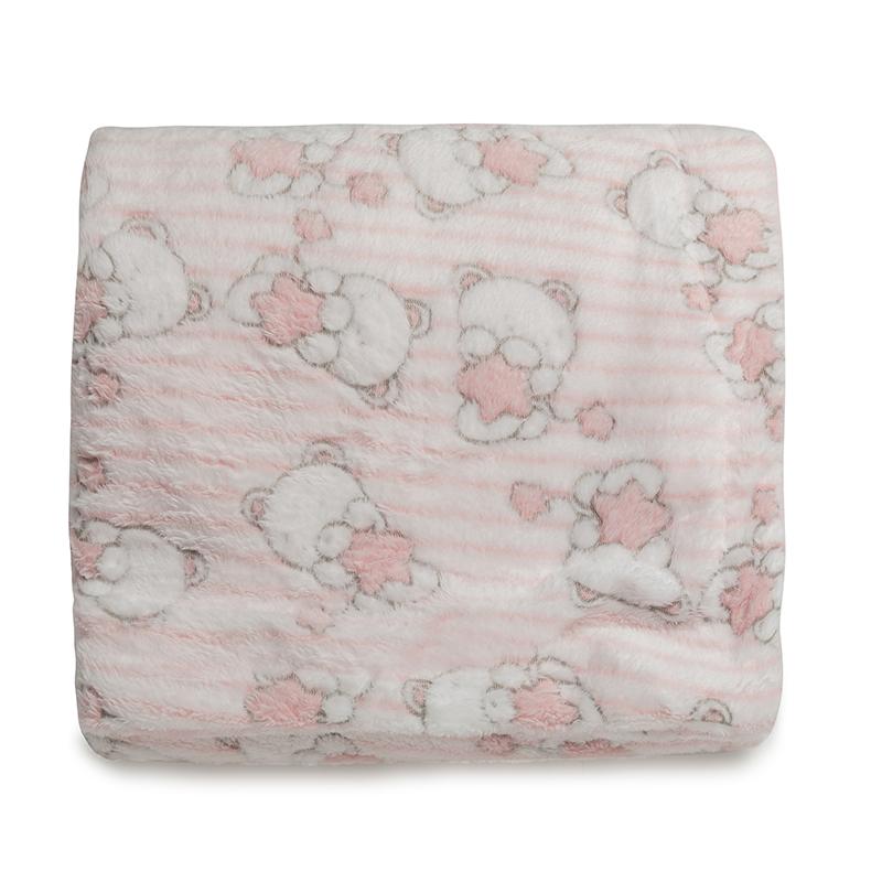 Pink Teddy Fur Blankets