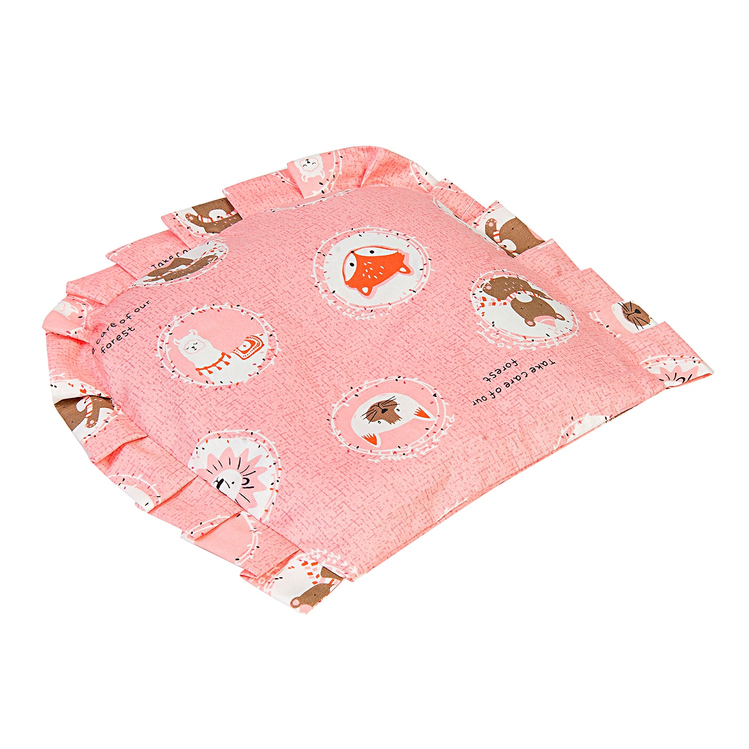 Baby Moo Animals Peach Rai Pillow