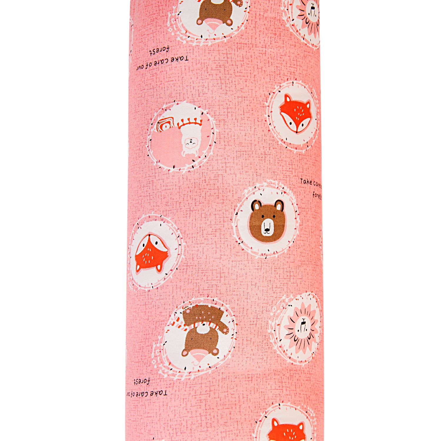 Baby Moo Forest Friends Peach 2 Pcs Small Bolster Set