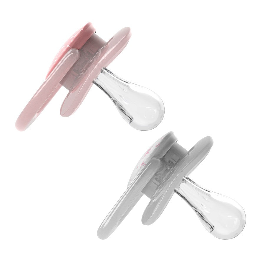 Dr. Brown's Advantage Pacifiers, Stage 2, Glow in the Dark, Pack of 2 - Pink