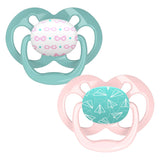 Dr. Brown's Advantage Pacifiers, Stage 1, Pack of 2 - Pink Airplanes